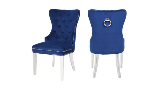 CH60 - ERICA FABRIC CHAIR w/SS LEGS