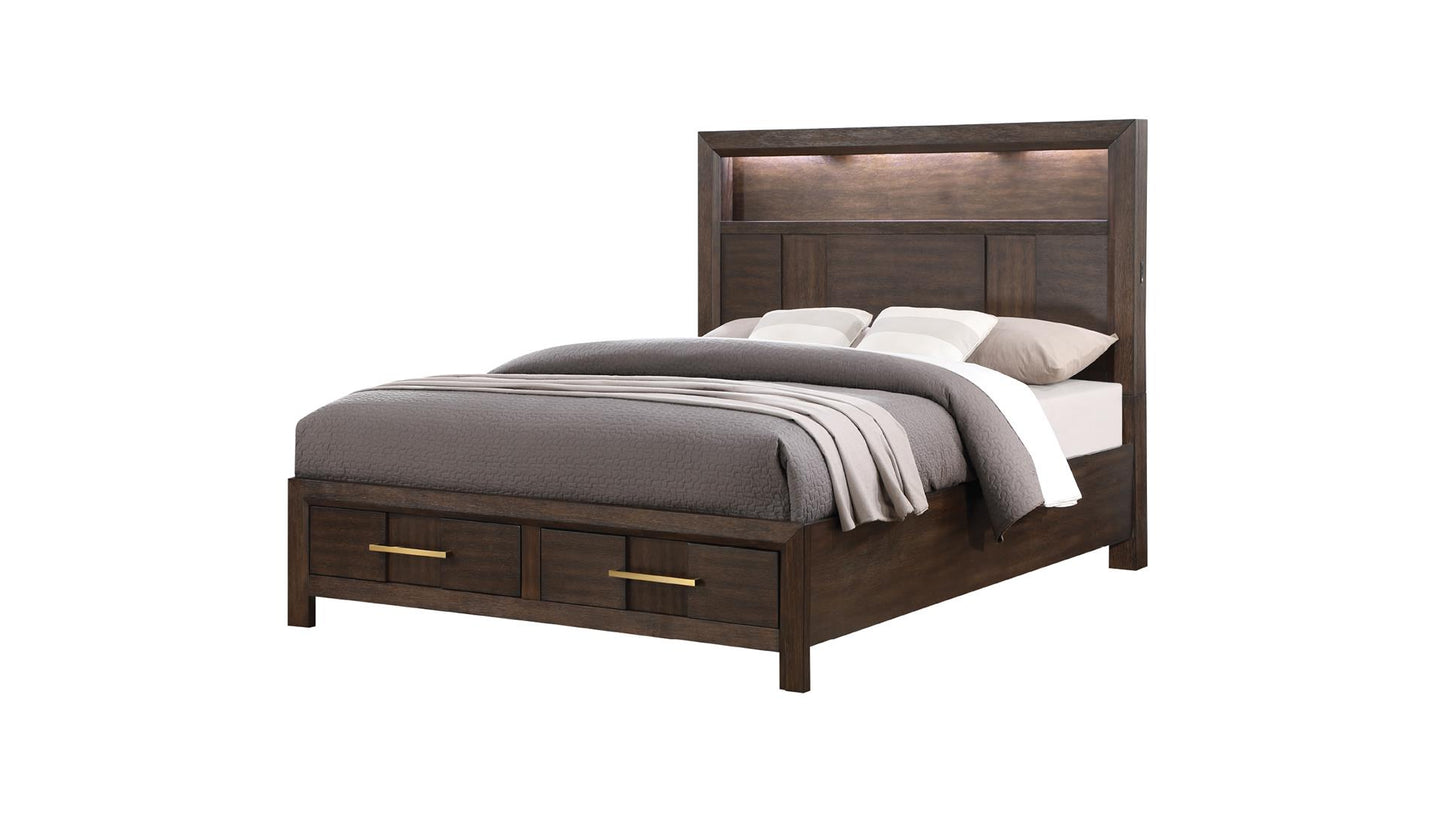 1441 Kenzo Bed Walnut