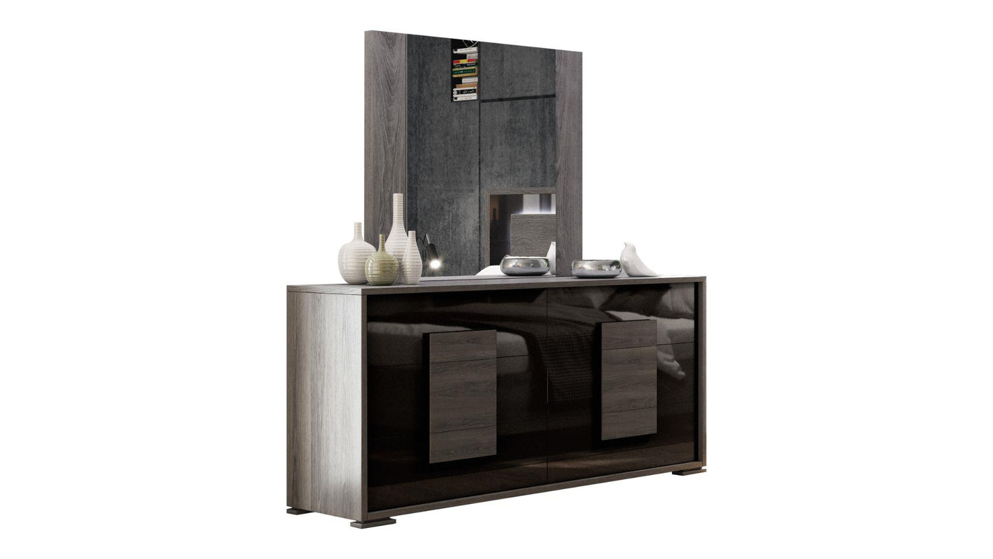 LIA - DARK GREY - MIRROR