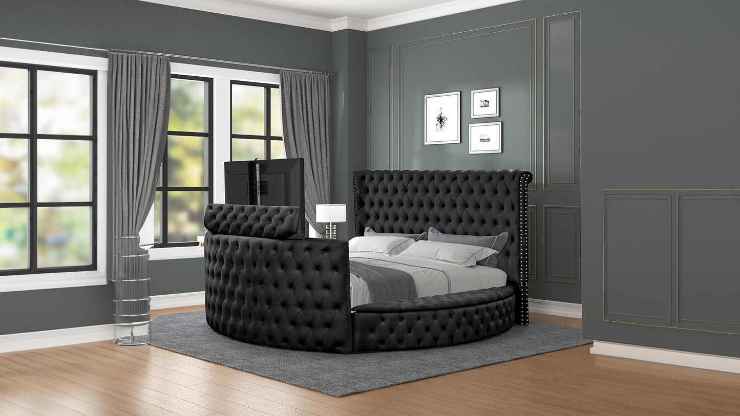 Maya TV Bed Black