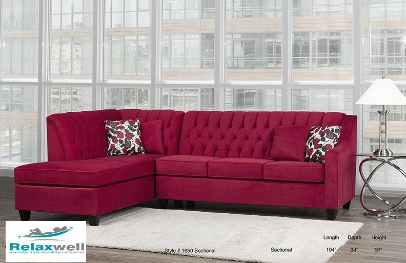 1650 - SECTIONAL SOFA - Clearance Sale