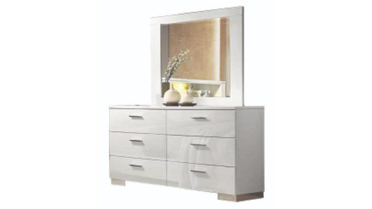 1021 - ELAINE - DRESSER - WHITE