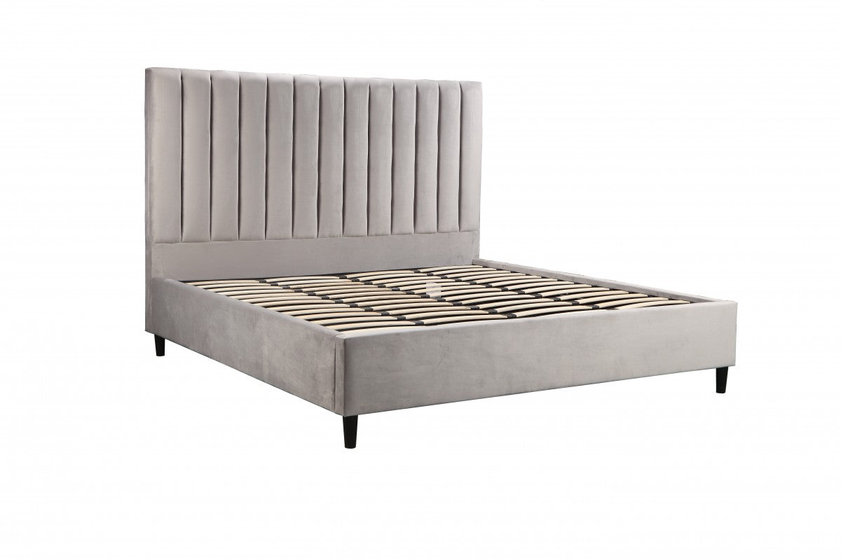 PLATFORM BED - GREY