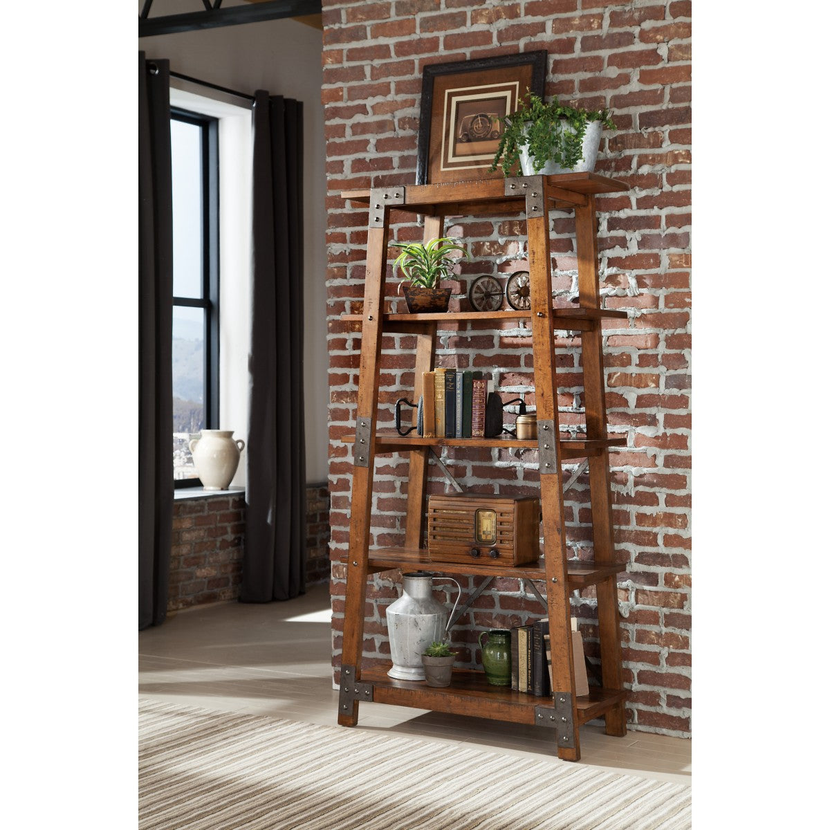 Industrial Bookshelf - 1715-12