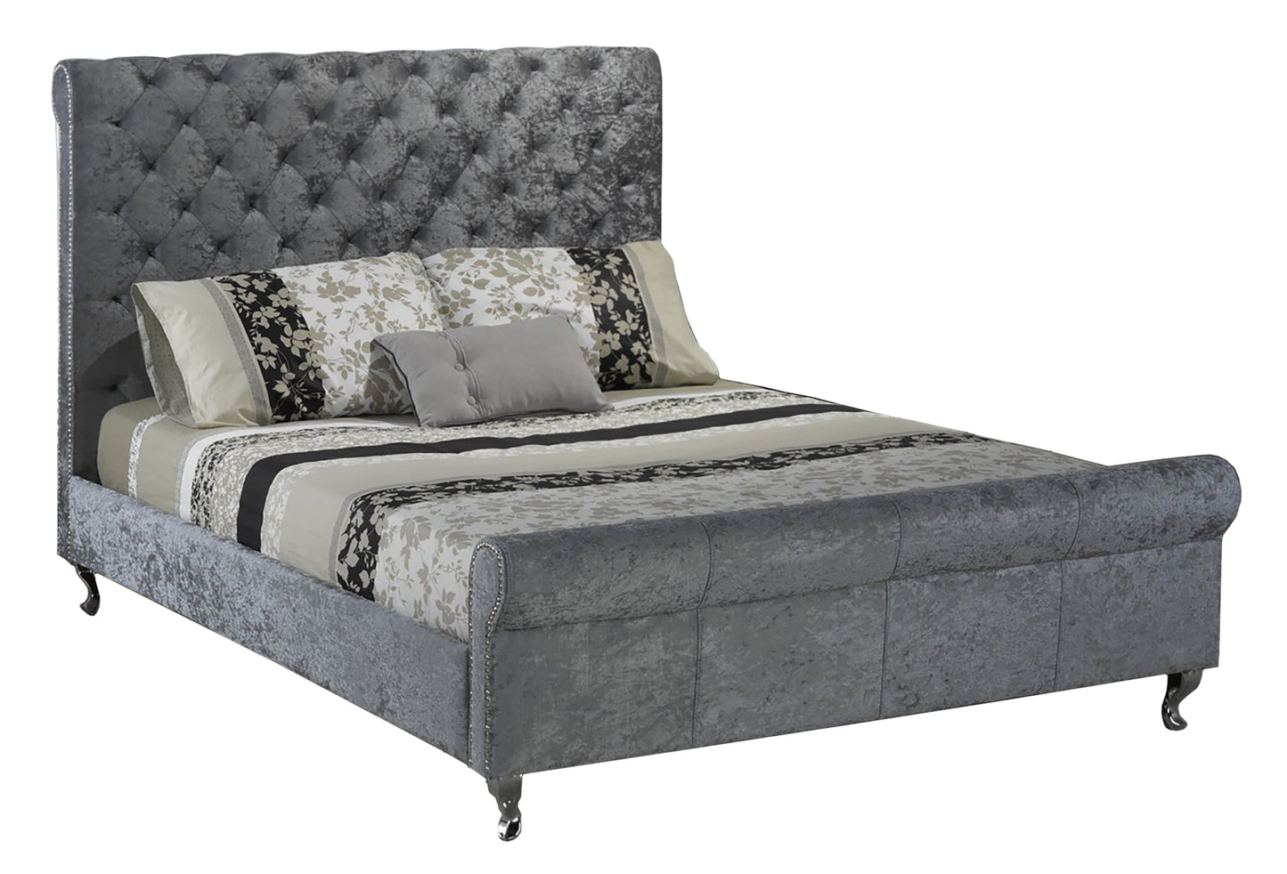 FULL PLATFORM BED - SILVER - 7316F-SIL