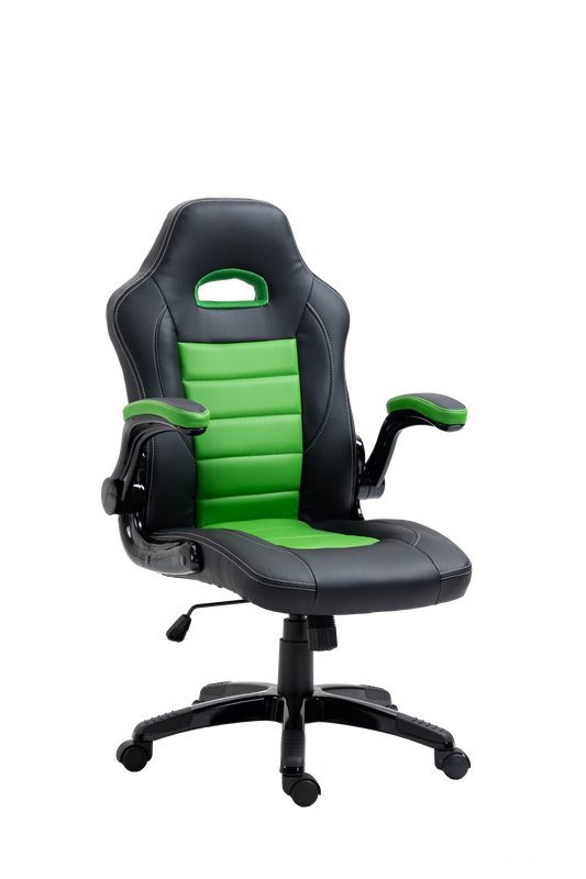 GAMING CHAIR - BLACK/GREEN- 3805