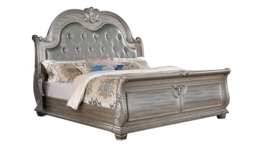 391 - ROMA - Bed - SILVER