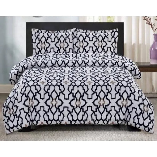 3 Piece Printed Comforter Set