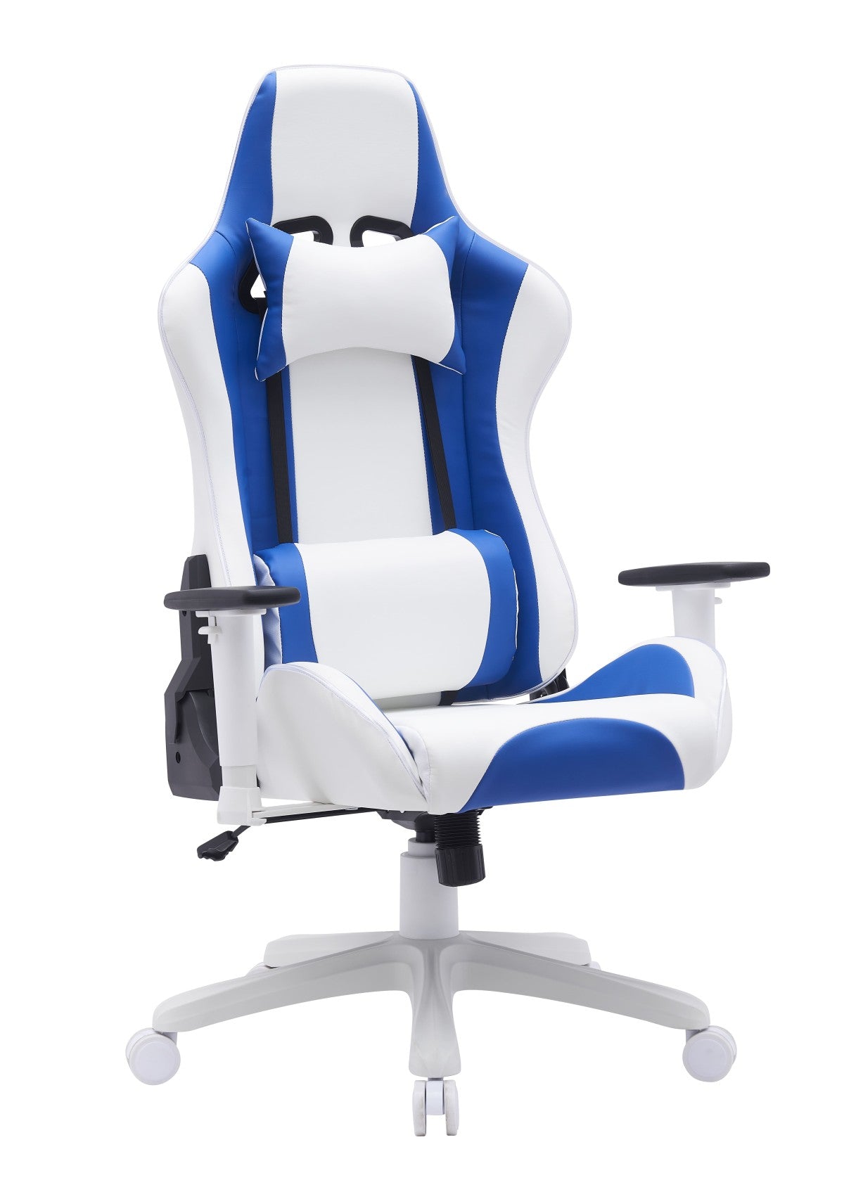 GAMING CHAIR - WHITE/BLUE - KMX-2372