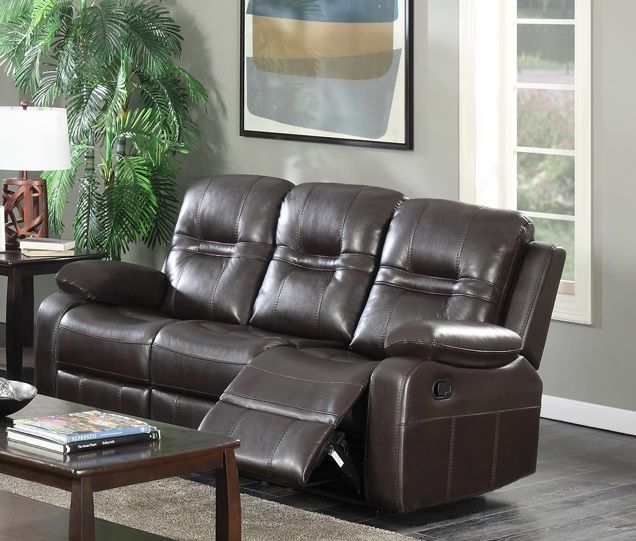 RECLINER SOFA - CHOCOLATE - 6015-S CH