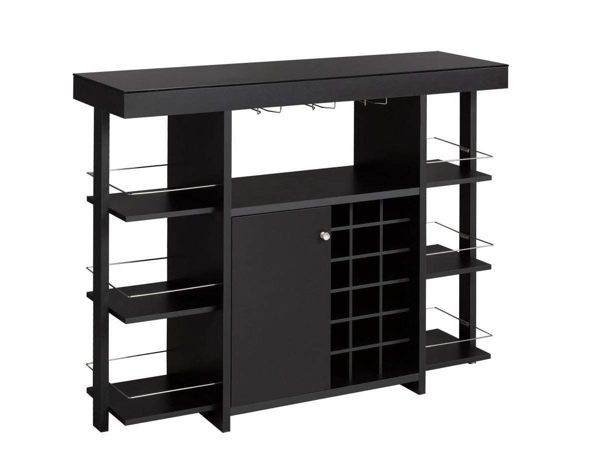 BAR CABINET, BLACK - 15302