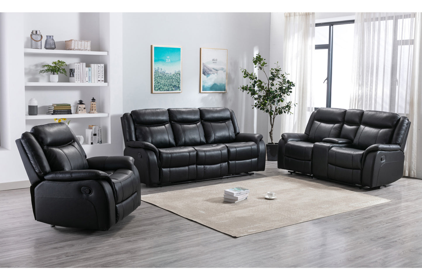 99926BLK Seating-Paxton Collection