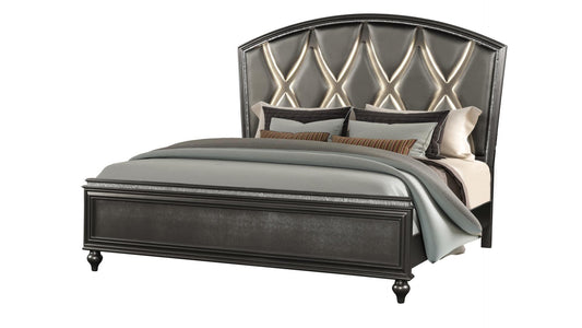 1141 - GINGER - bed - GUN METAL