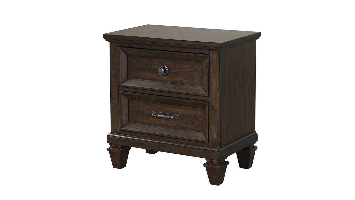 1251 - HAMILTON - NIGHT STAND - DARK WALNUT