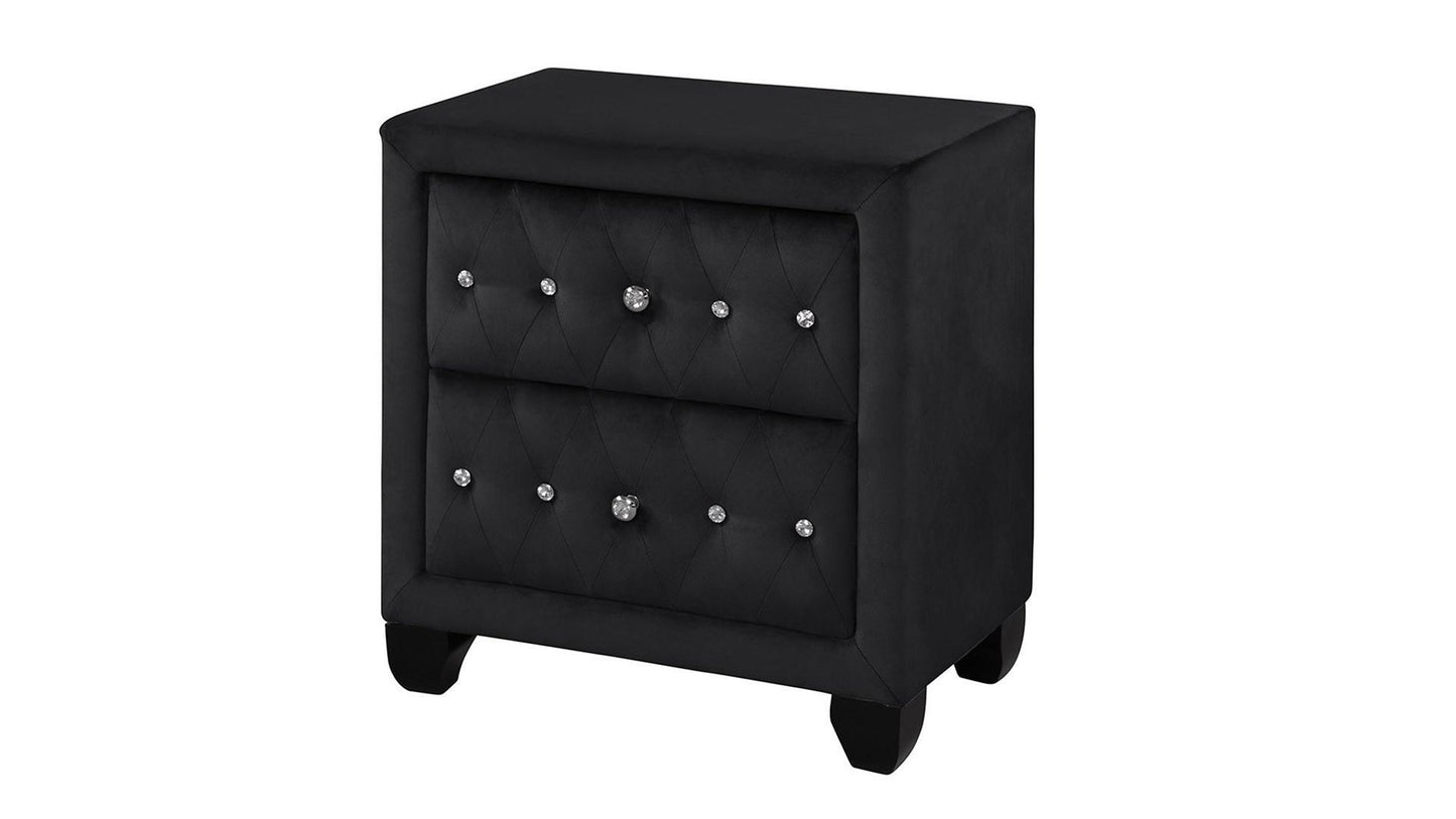 1181 - SOPHIA - NIGHT STAND - BLACK