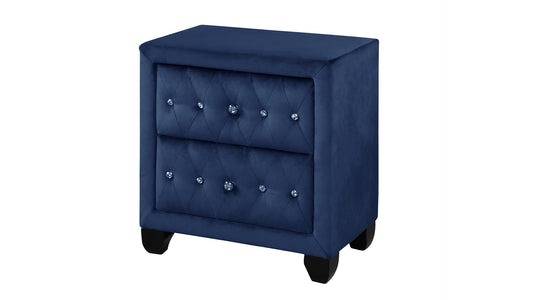 1181 - SOPHIA - NIGHT STAND - NAVY BLUE