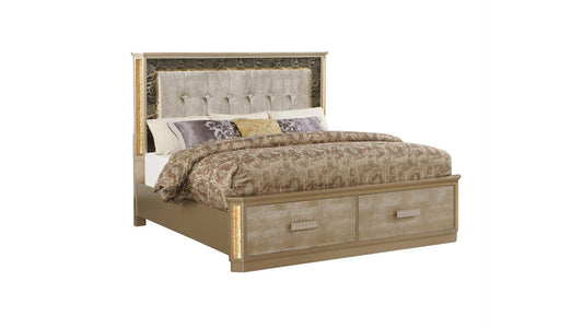 1641 Medusa Bed Gold