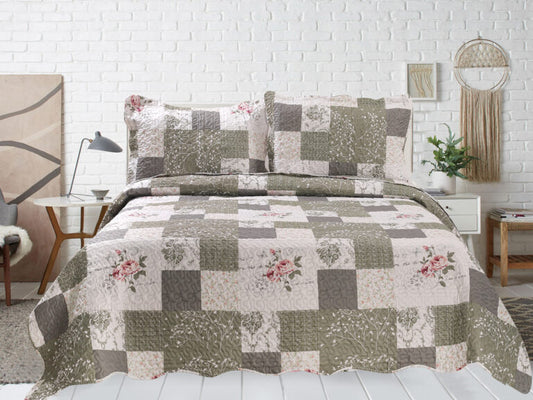 Pinsonic Printed Quilt Set - P03