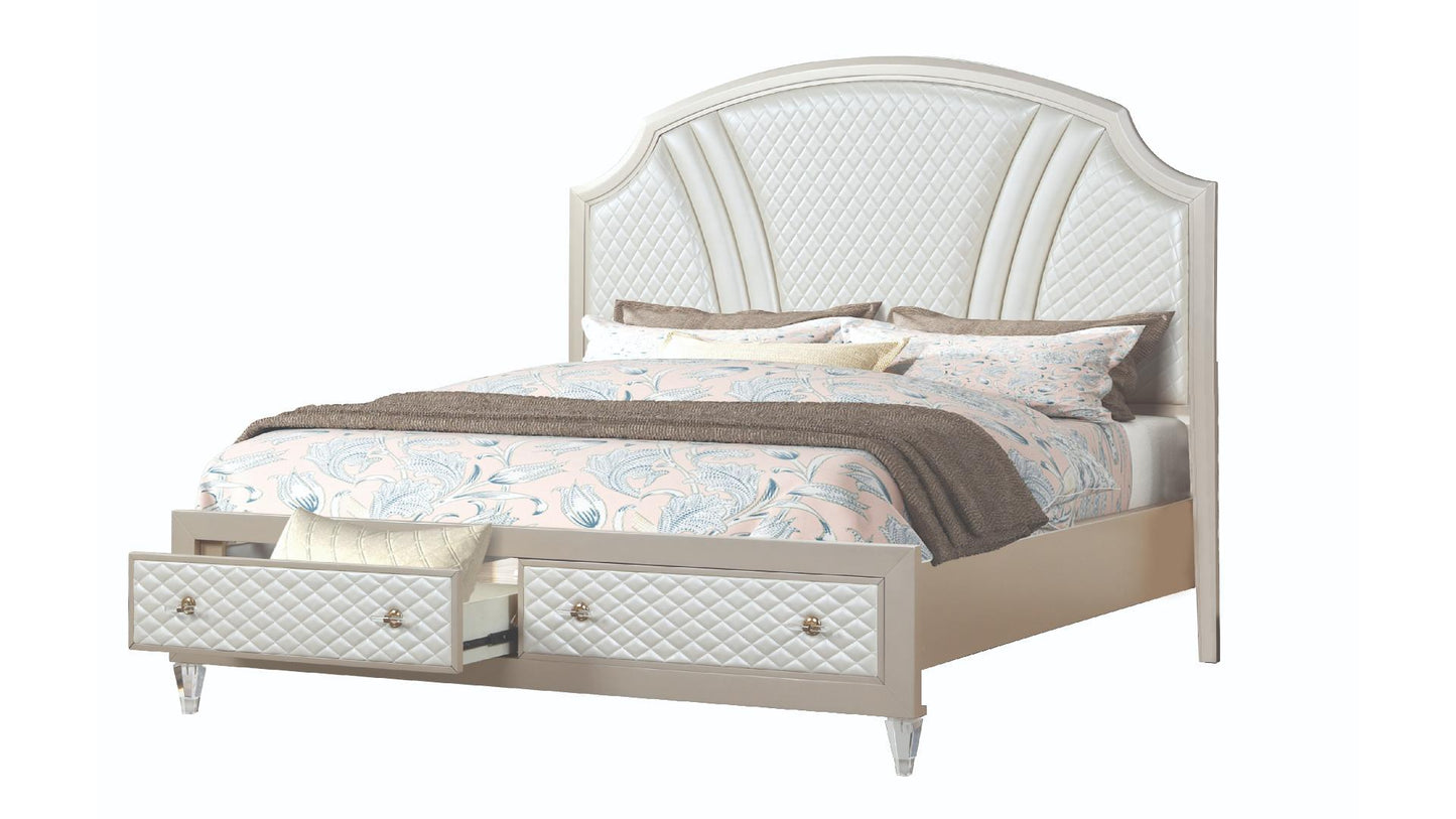 1311 - TIFFANY - Bed - Rose Gold