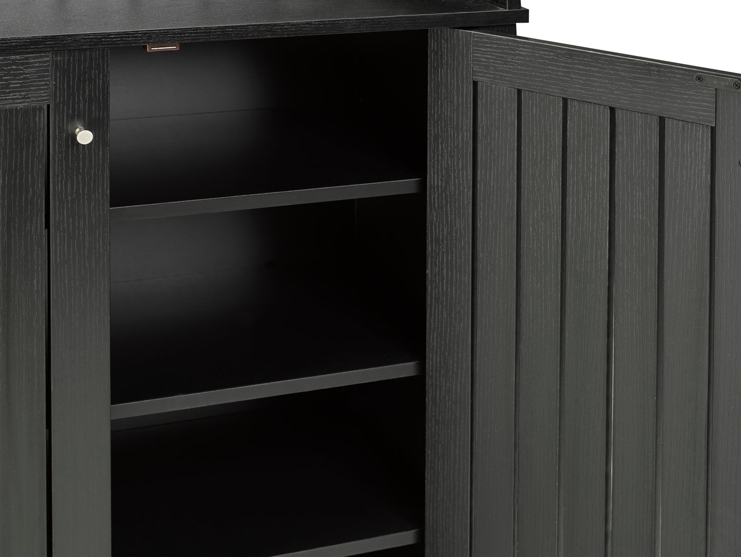 SHOE CABINET - BLACK - 151154-BLK